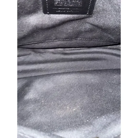 Coach Casey Women's Black Leather Tote Bag - Picture 12 of 15